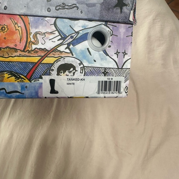 COPY - Jeffrey Campbell tanked white boots 10 - Picture 2 of 4